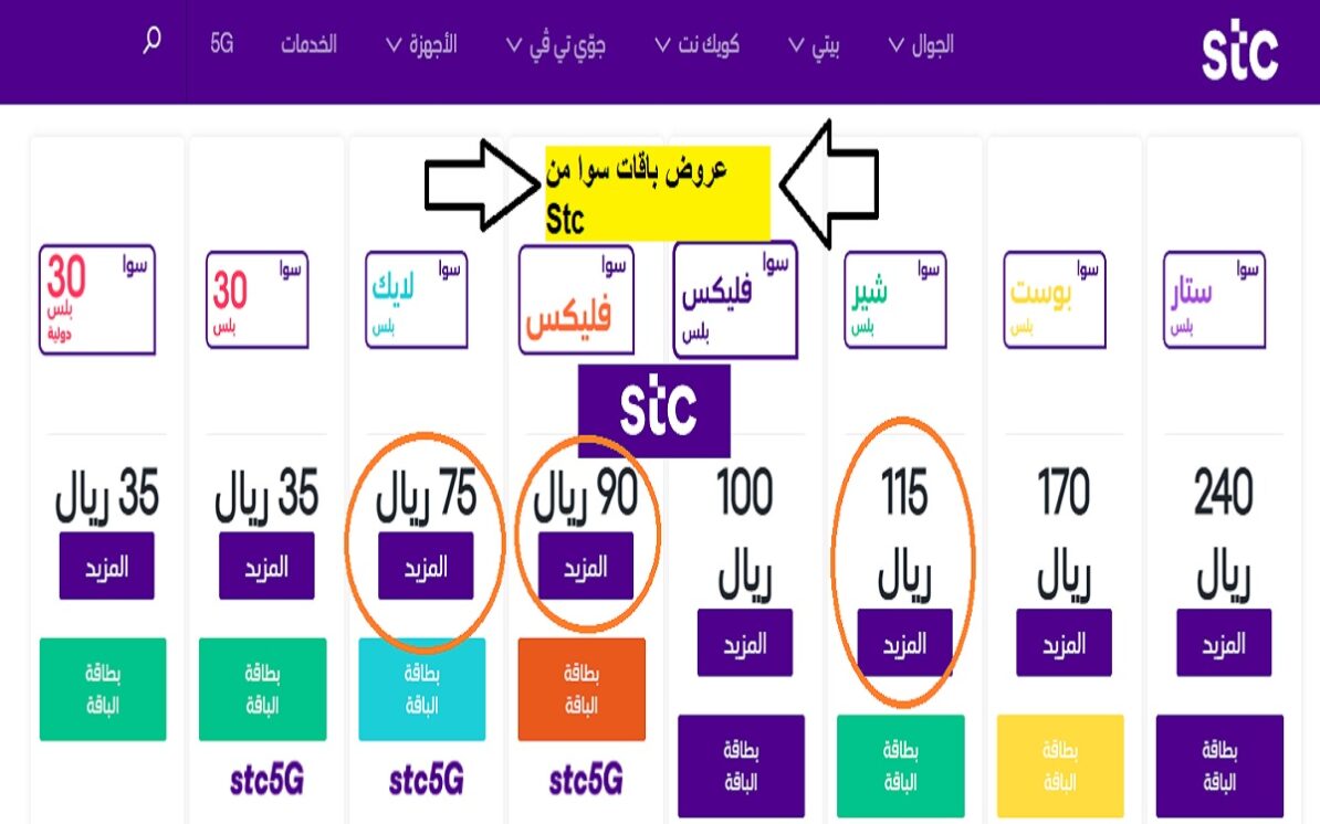 عرض سوا 75 ريال لمدة شهر مكالمات