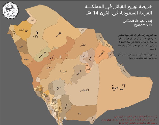 خريطة ديار مطير