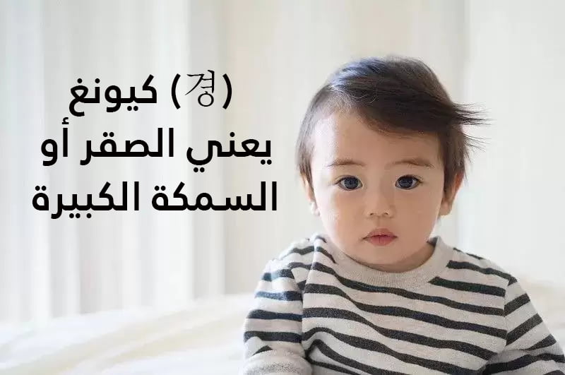 اسماء كورية اولاد جميلة مع معانيها بالصور