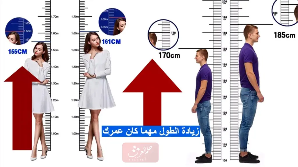 طريقه لزيادة الطول 100 مهما كان عمرك