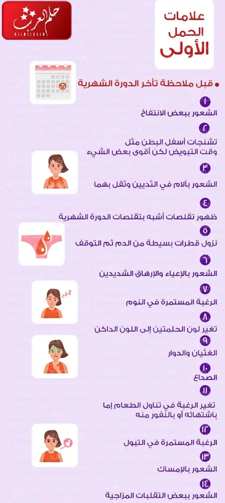 علامات الحمل المبكرة جدا بعد التبويض