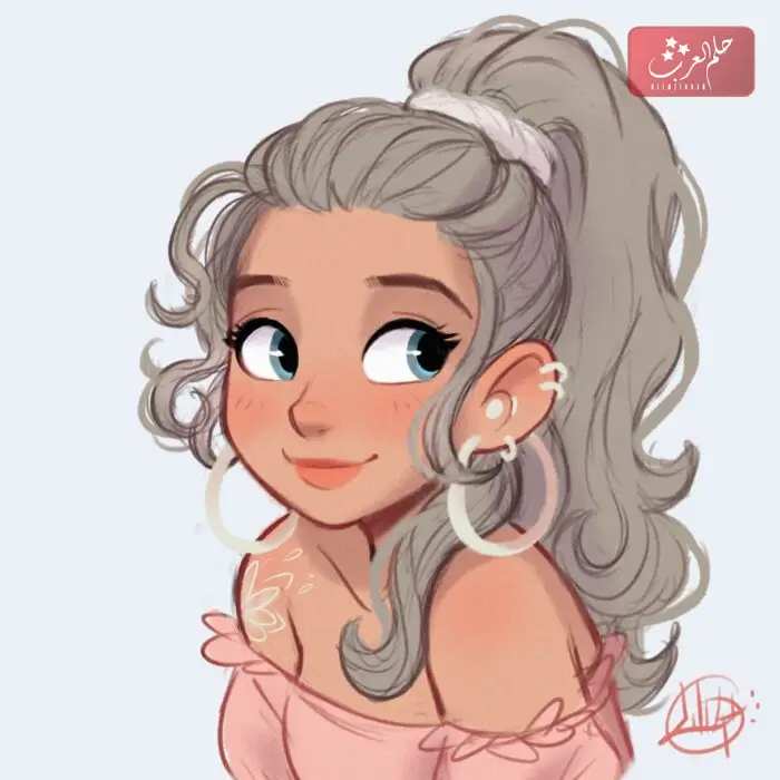 رسومات كرتون بنات كيوت