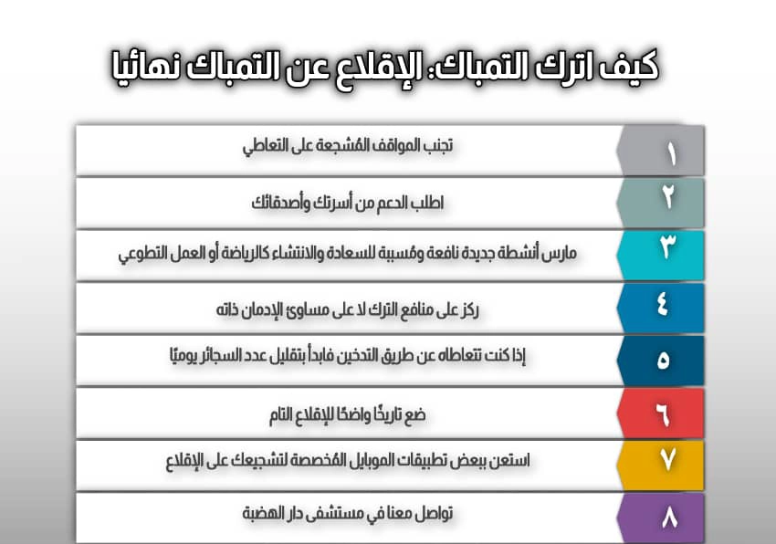 طريقة ترك التمباك