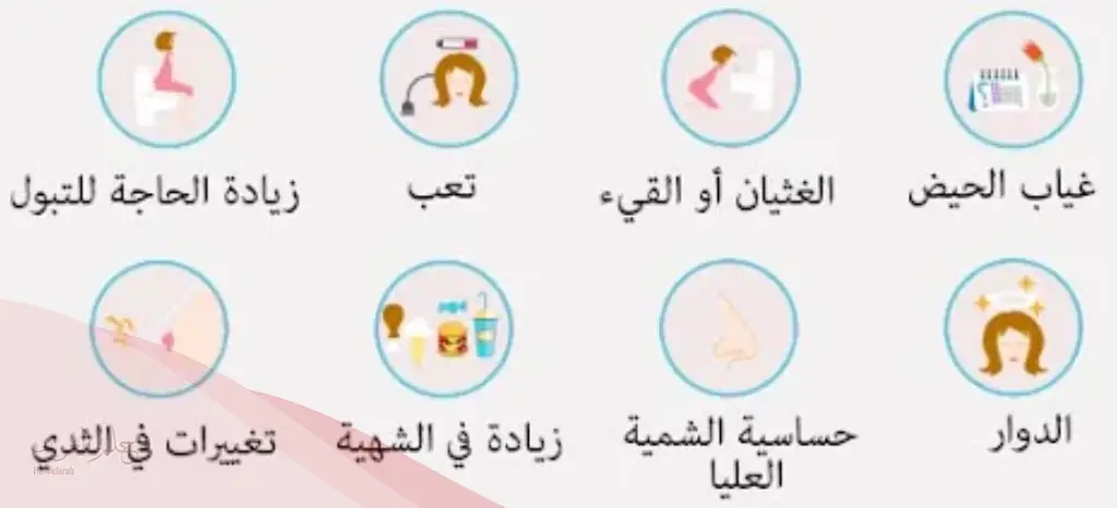 علامات الحمل بعد نزول الدورة الشهرية