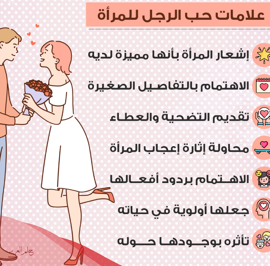 علامات حب الرجل للمرأة من حركاته باللغة الجسد والعيون