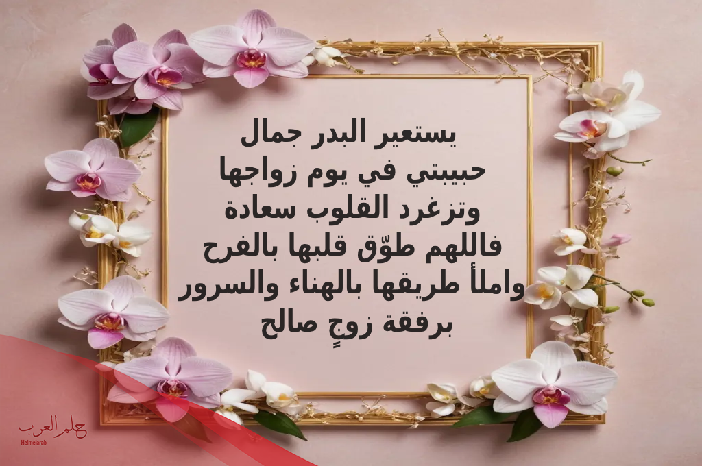 مسجات تهنئة بالزواج