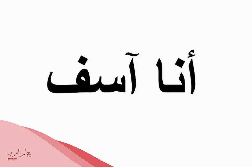 أجمل كلمات اعتذار لحبيبي